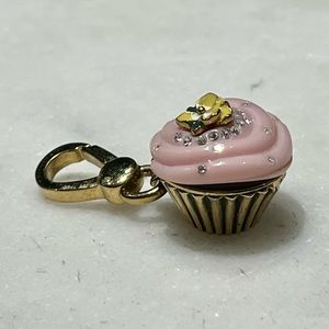 Juicy Couture - Pink Frosted Cupcake Charm